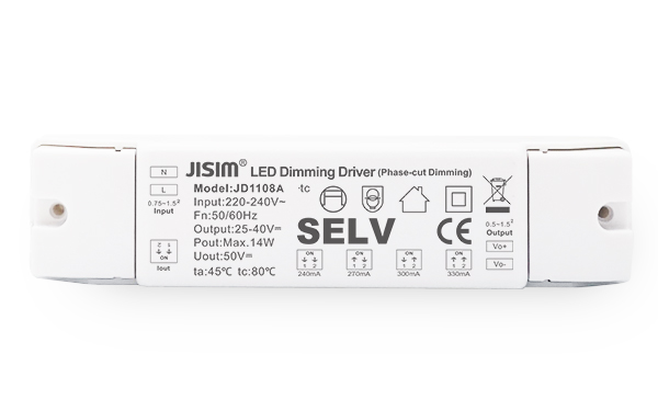 JD1108A 25-42V 240-330mA 15W 可控硅恒流 无频闪 调光电源