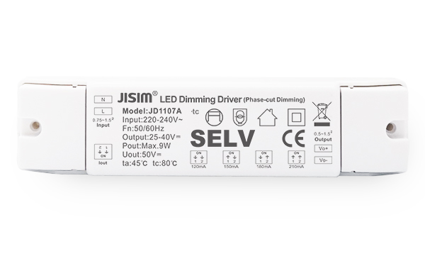 JD1107A 25-42V 120-210mA 9W 可控硅恒流 无频闪 调光电源